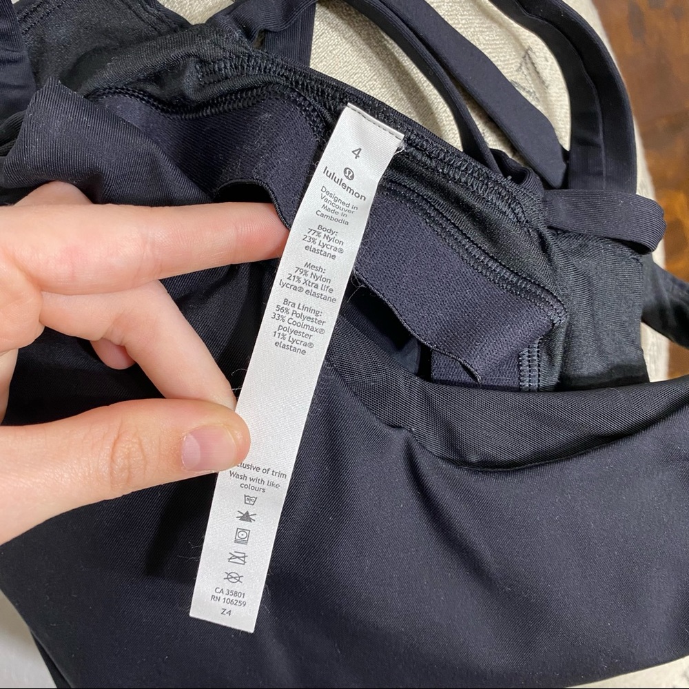 Lululemon Black Tank - Picture 4 of 4
